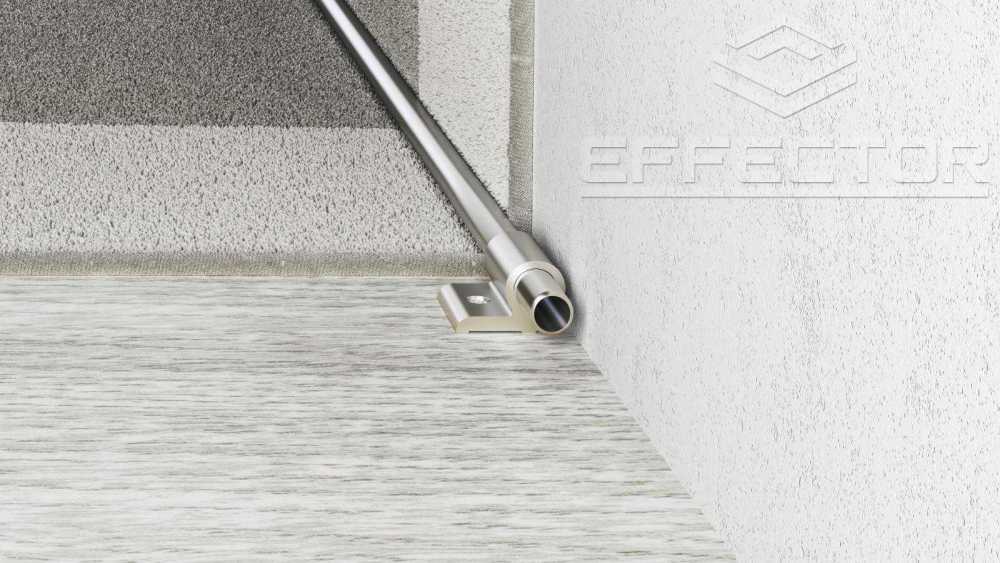 Walkway stair rod with a mounting bracket - A06